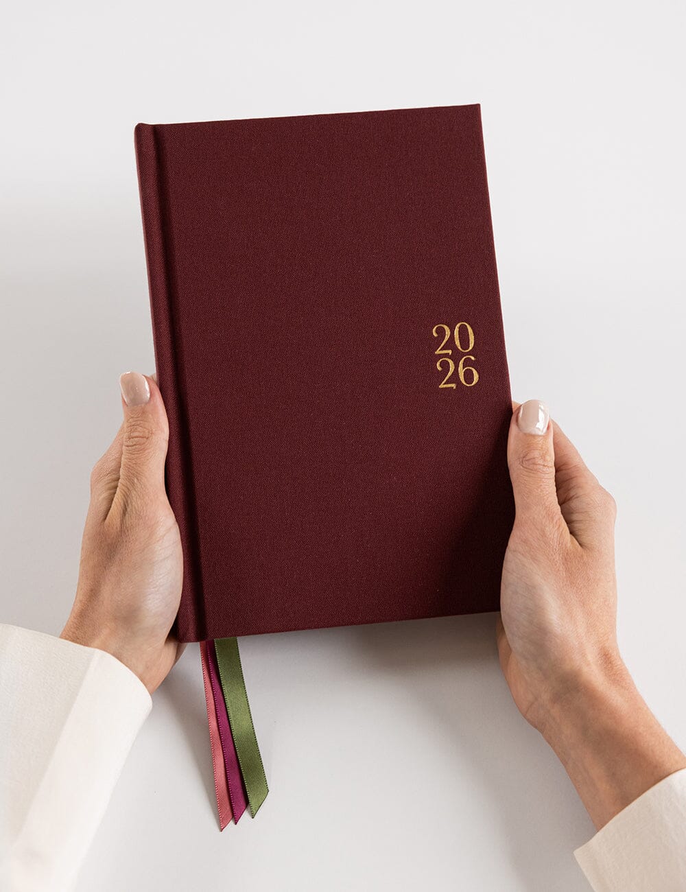 2026 Petite Linen Bound Planner / Mulberry