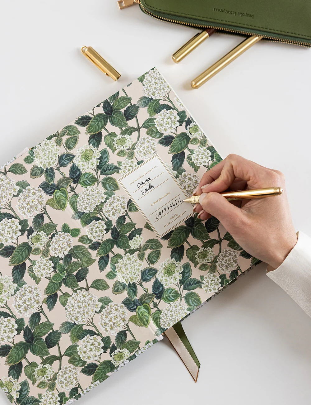 2026 Teachers Desktop Planner / Hydrangea