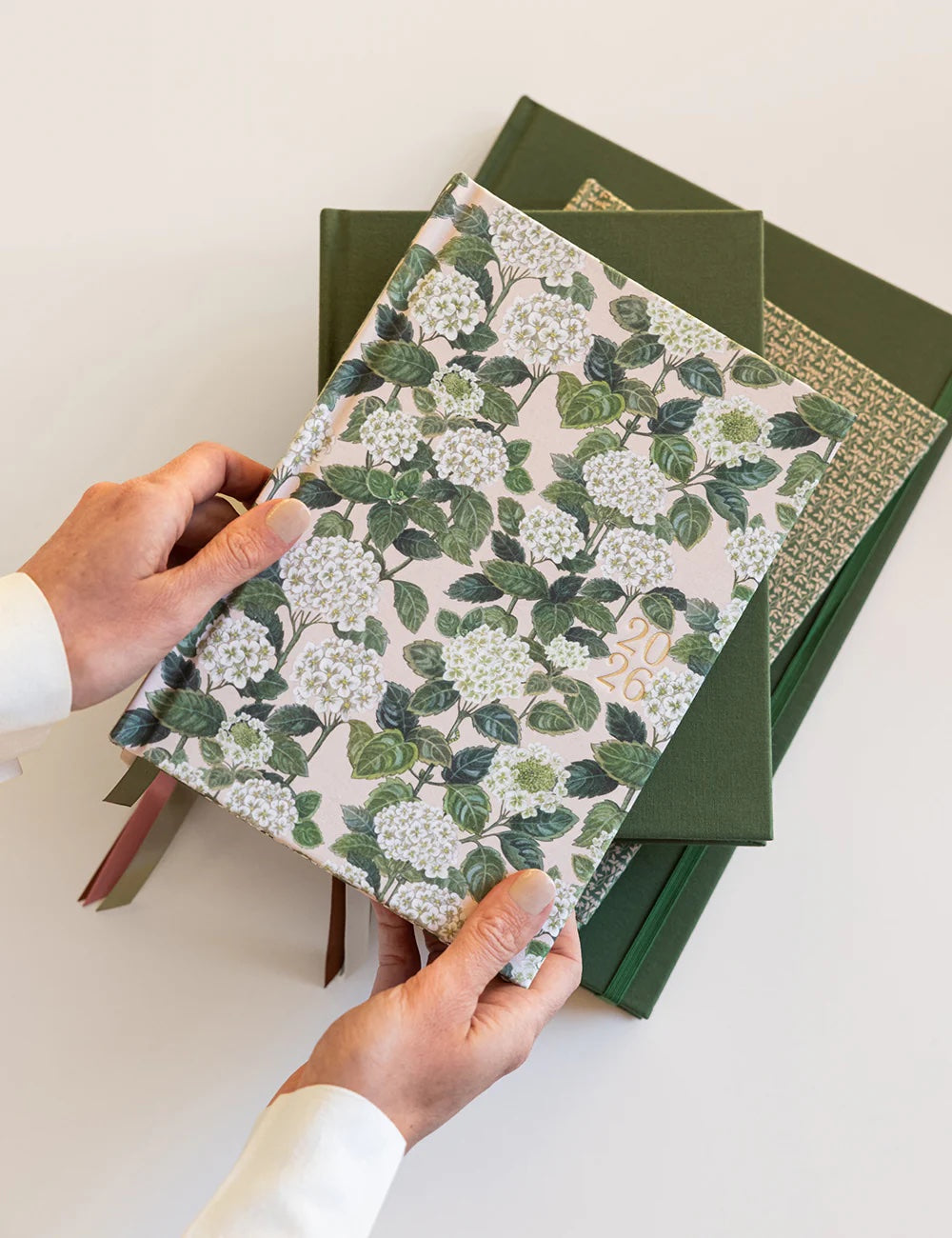 2026 Teachers Desktop Planner / Hydrangea