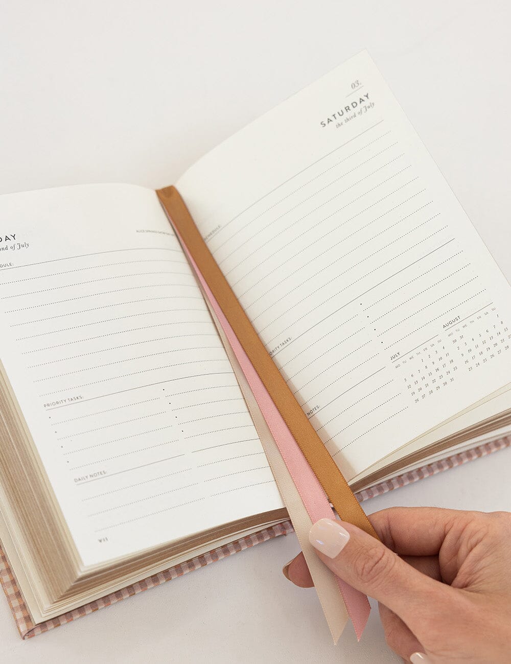 2027 Day To Page / Primrose Gingham