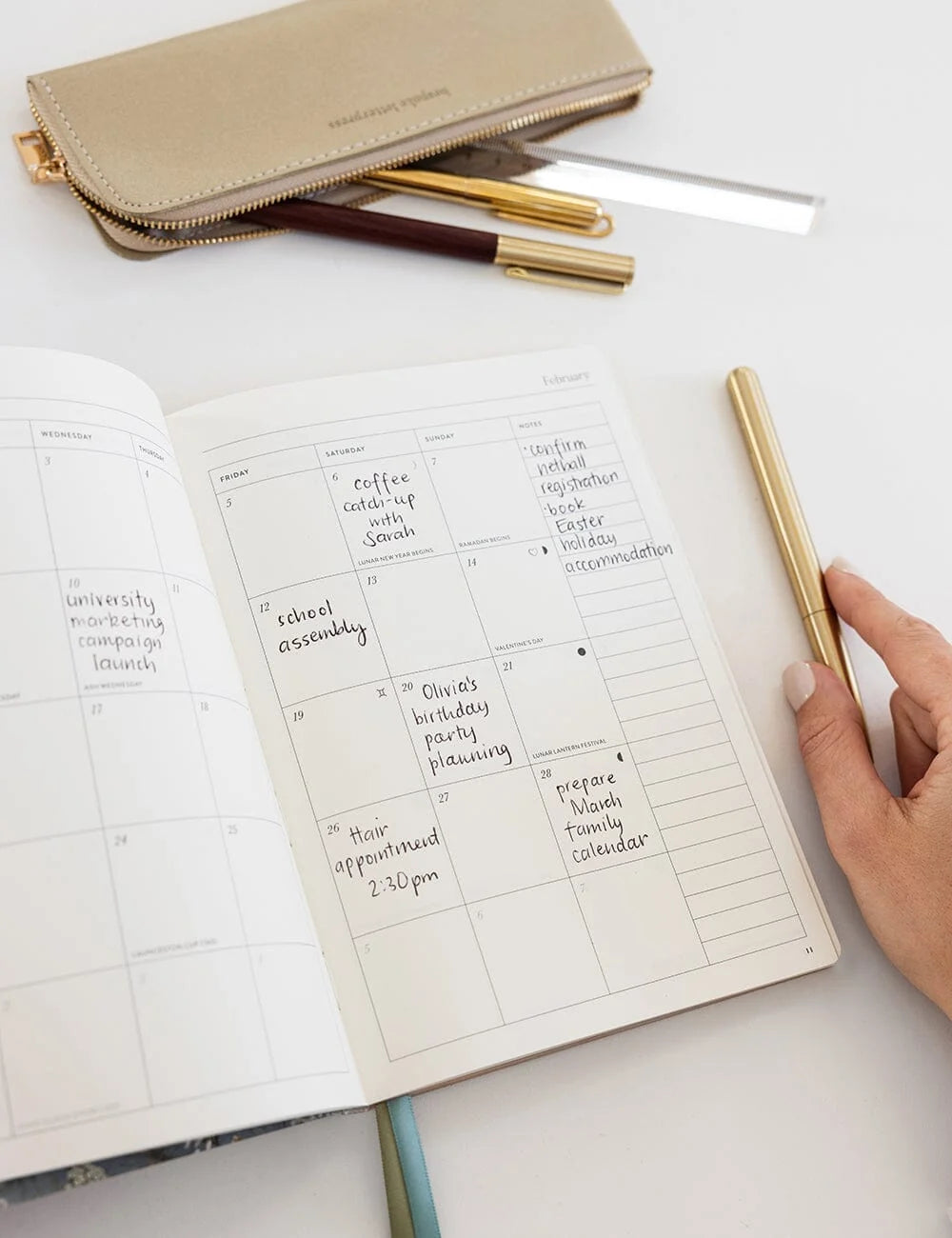 2027 Weekly Planner Notebook / Willowmere