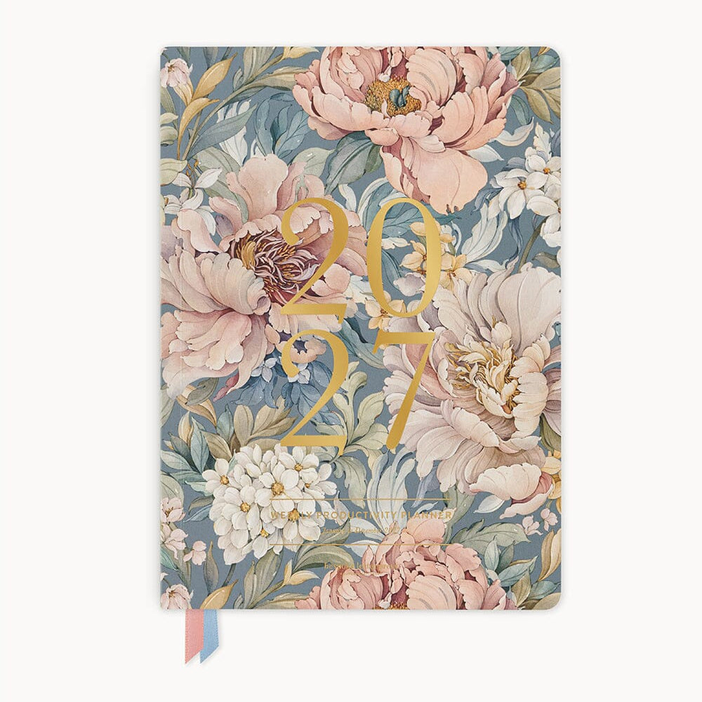 2027 Weekly Productivity Planner / Regency Blooms