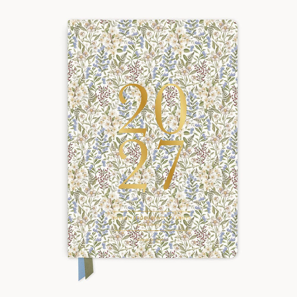 2027 Weekly Productivity Planner / Forget Me Not
