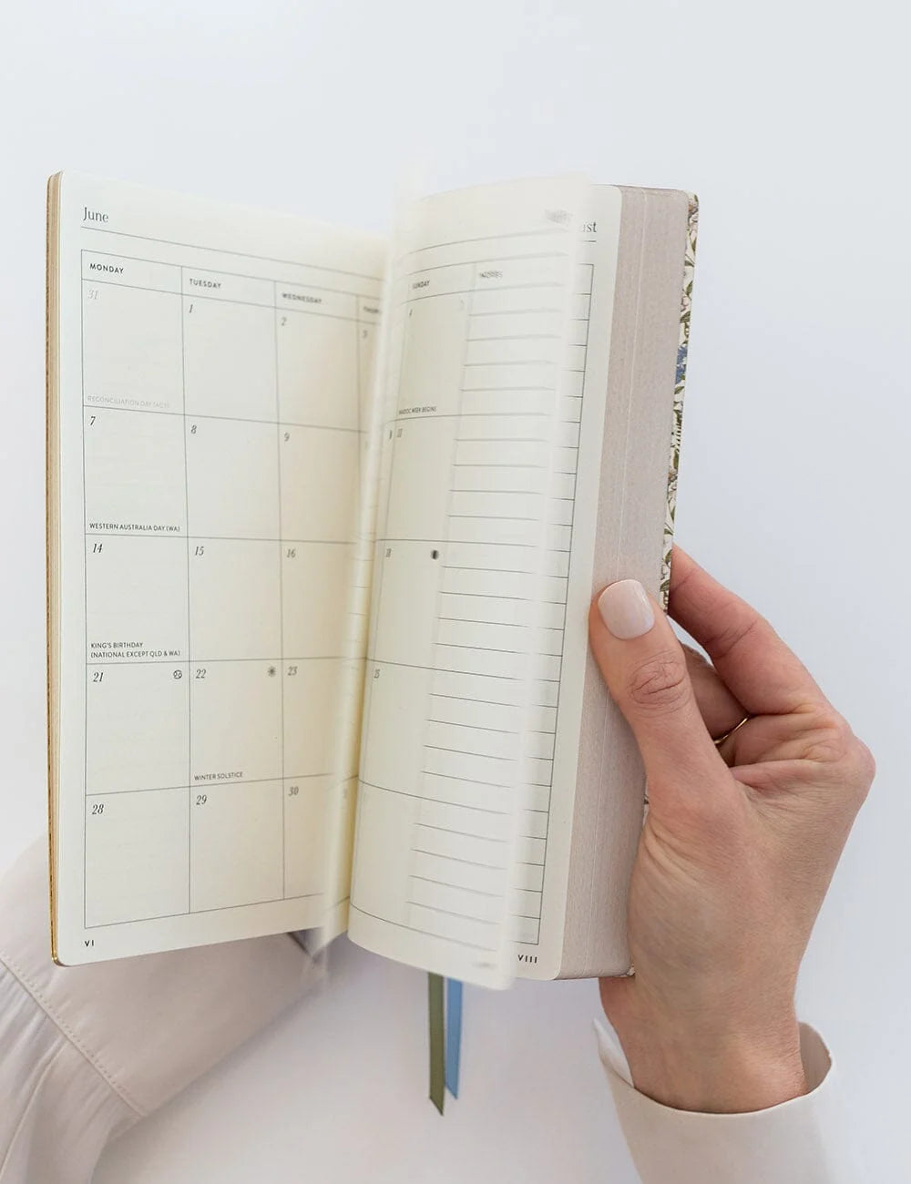 2027 Weekly Productivity Planner / Forget Me Not