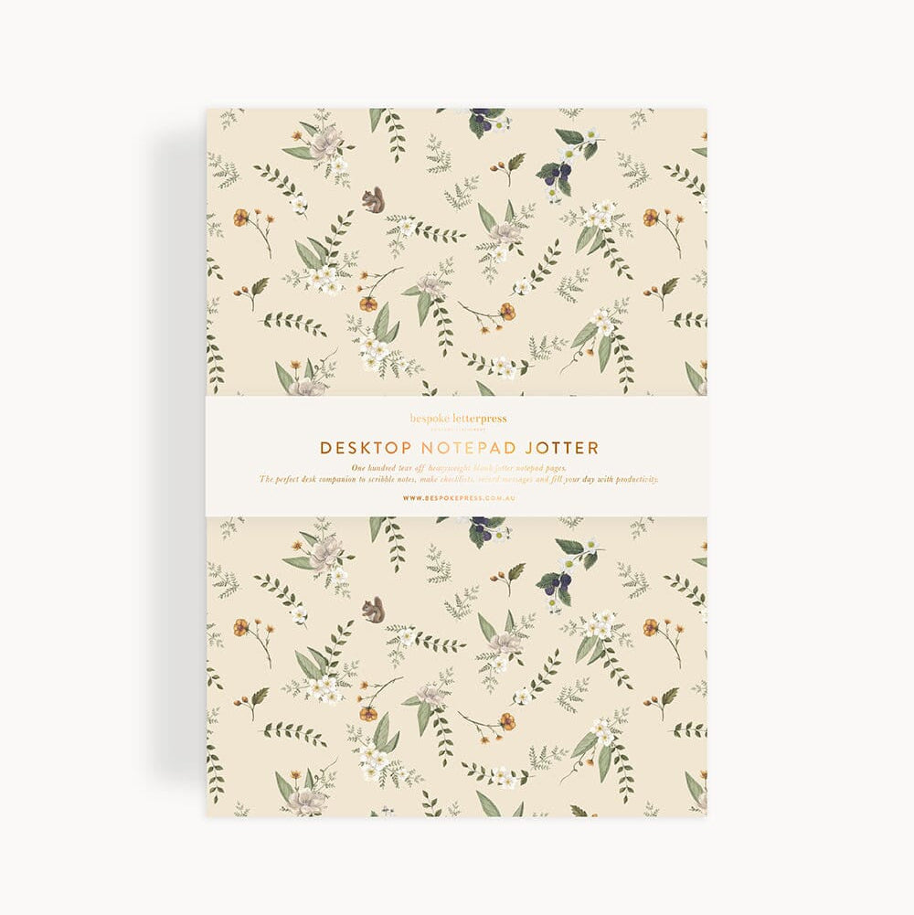 Button Fern Notepad Desktop Jotter