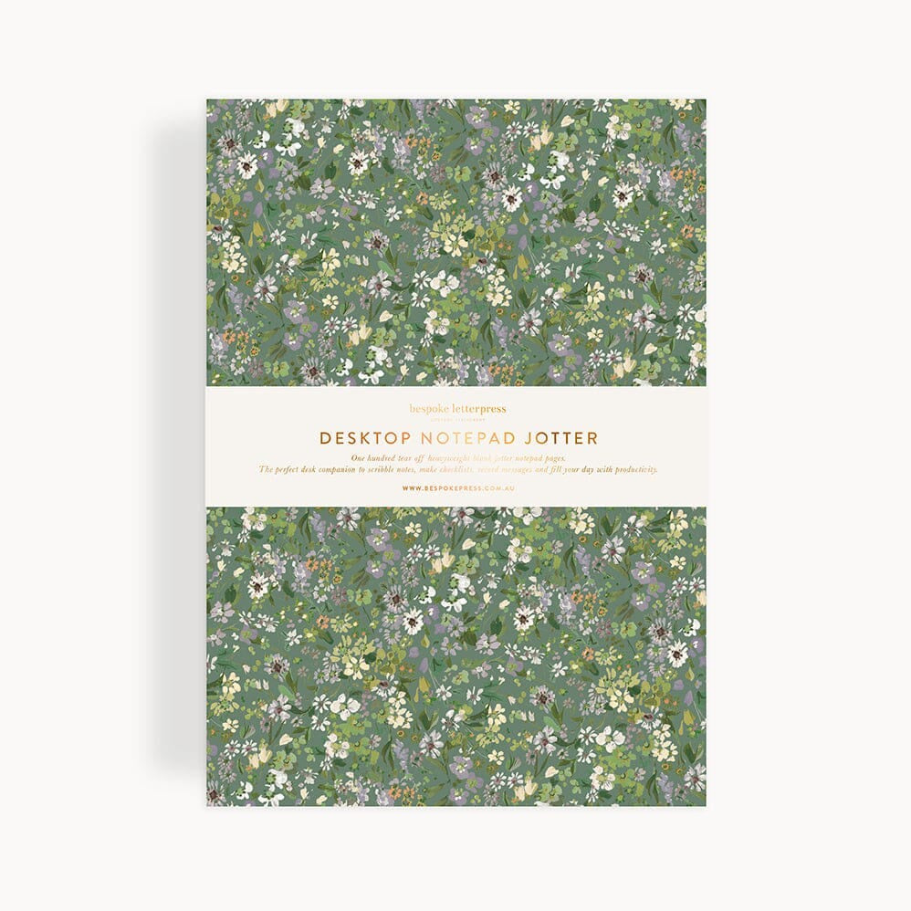 Summer Perennials Notepad Desktop Jotter