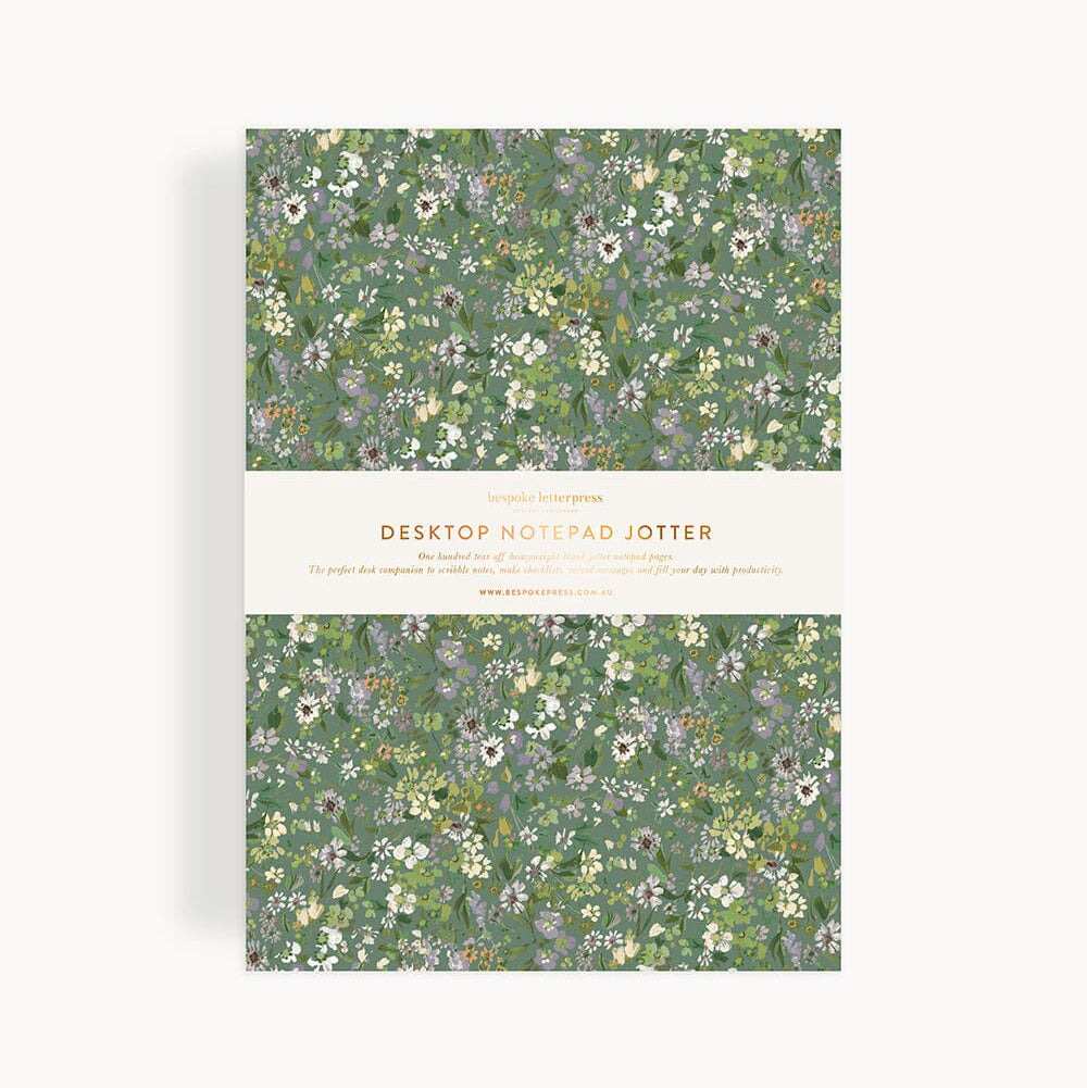 Summer Perennials Notepad Desktop Jotter