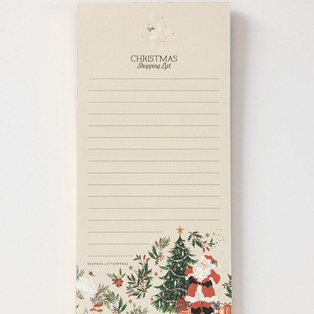 Jolly Santa Christmas Shopping List