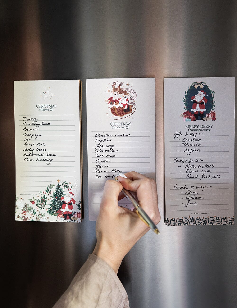 Christmas Countdown Shopping List