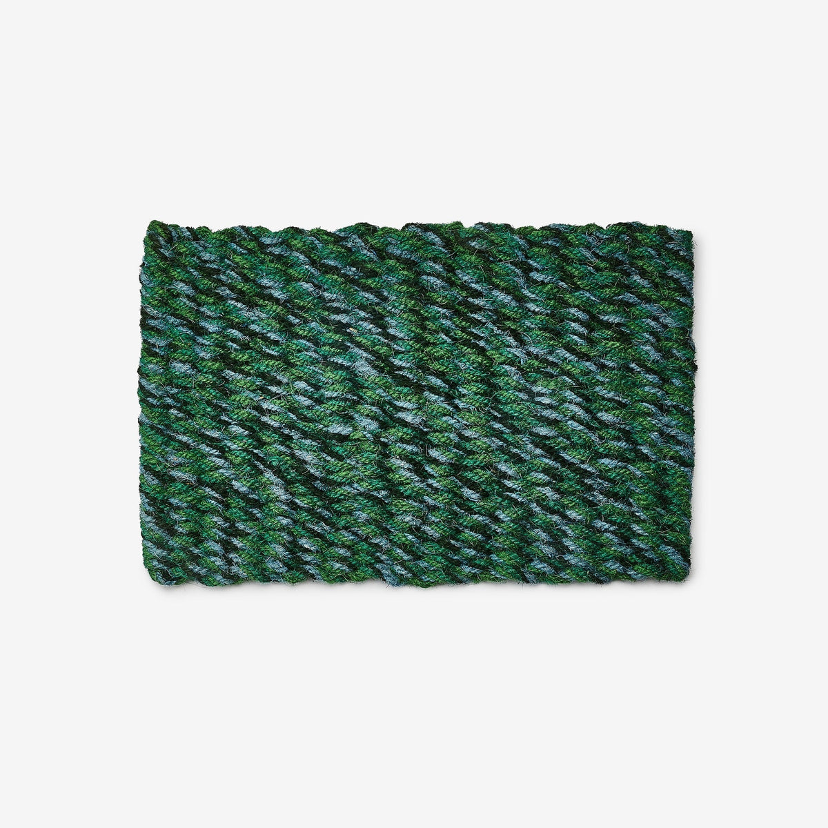 Woven Emerald Door Mat