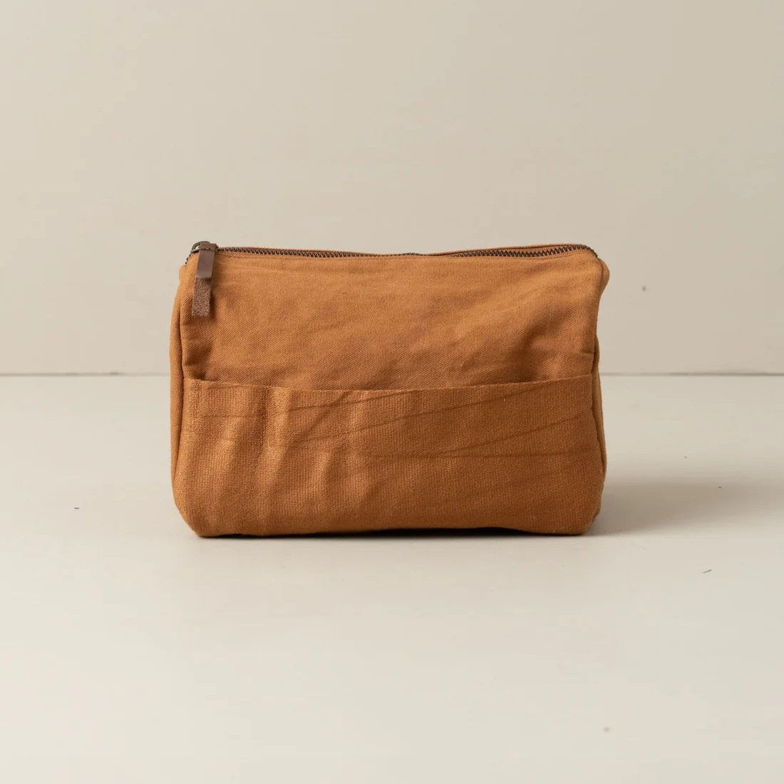 Journey Canvas Toiletry Bag / Terracotta