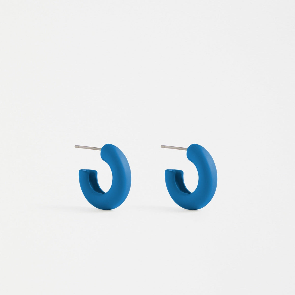 Minn Hoop Earring / Washer Blue