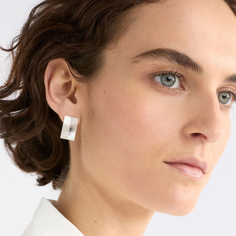 Trel Stud Earring / Silver
