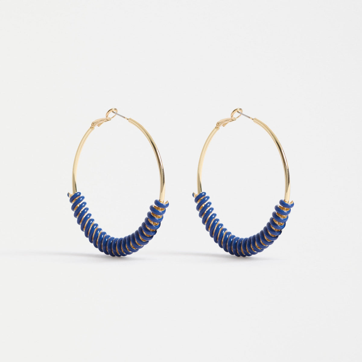 Vrid Hoop Earring / Cobalt