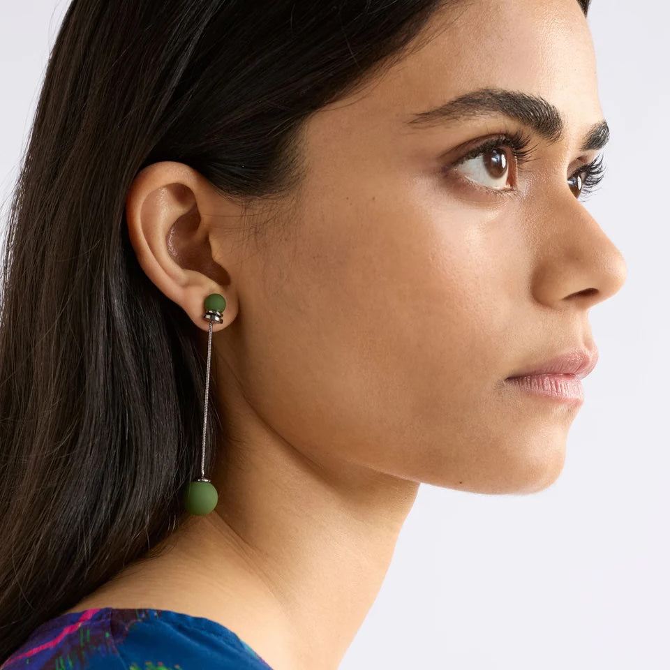 Sarra Drop Earring / Gunmetal