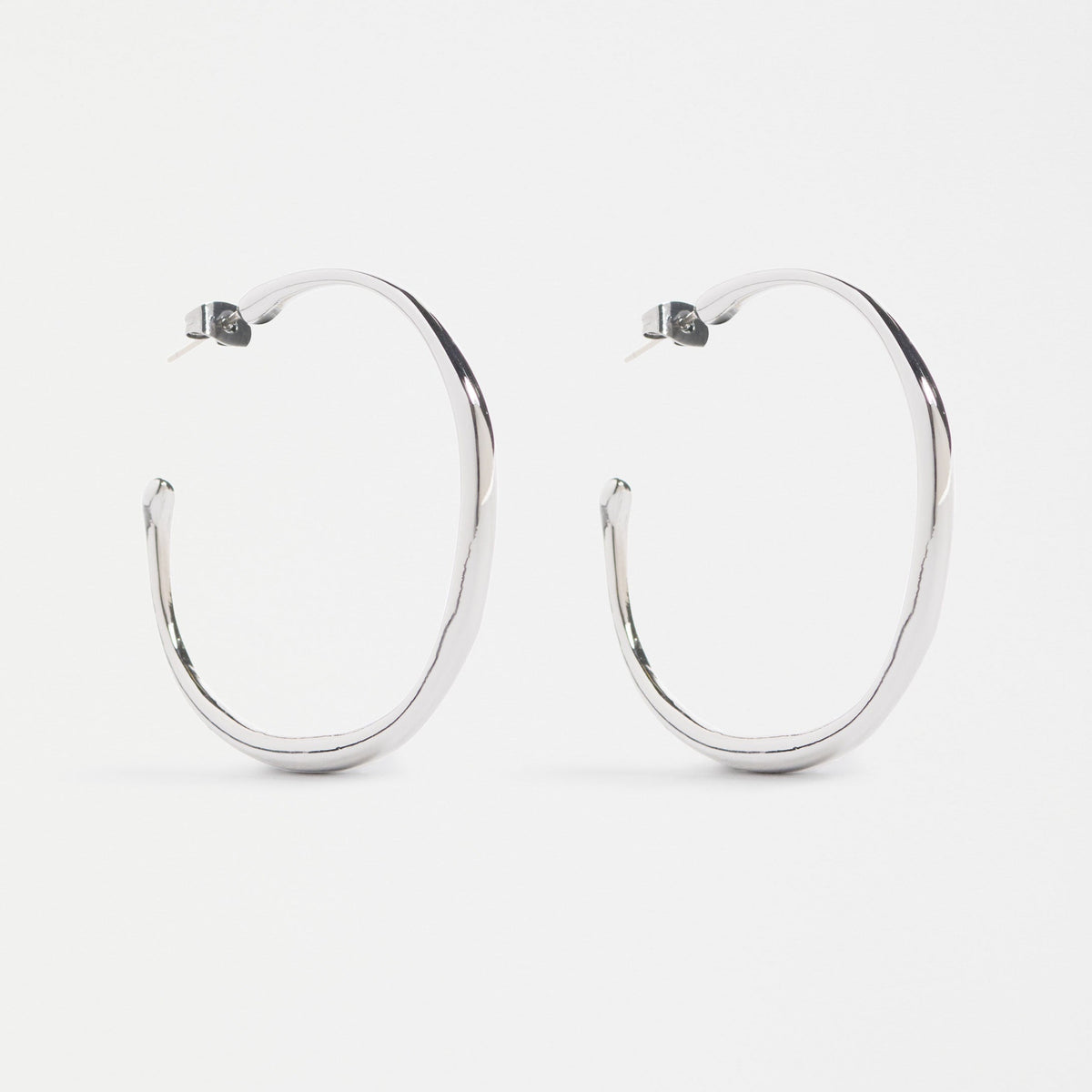 Niska Hoop Earring / Silver