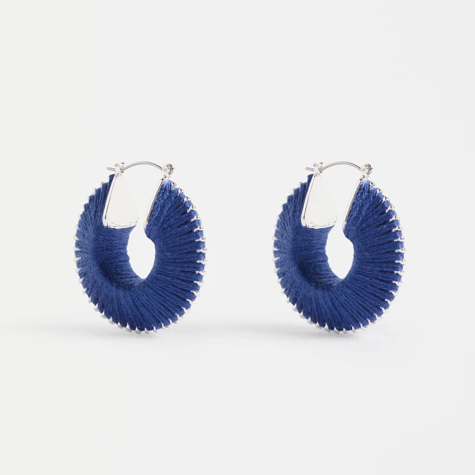Ledde Hoop Earring / Cobalt
