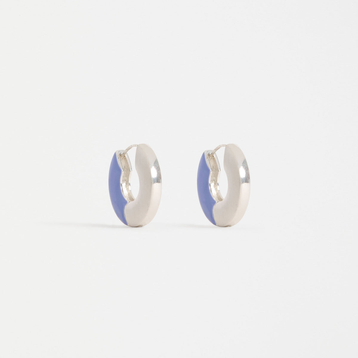 Itva Hoop Earring / Cornflower