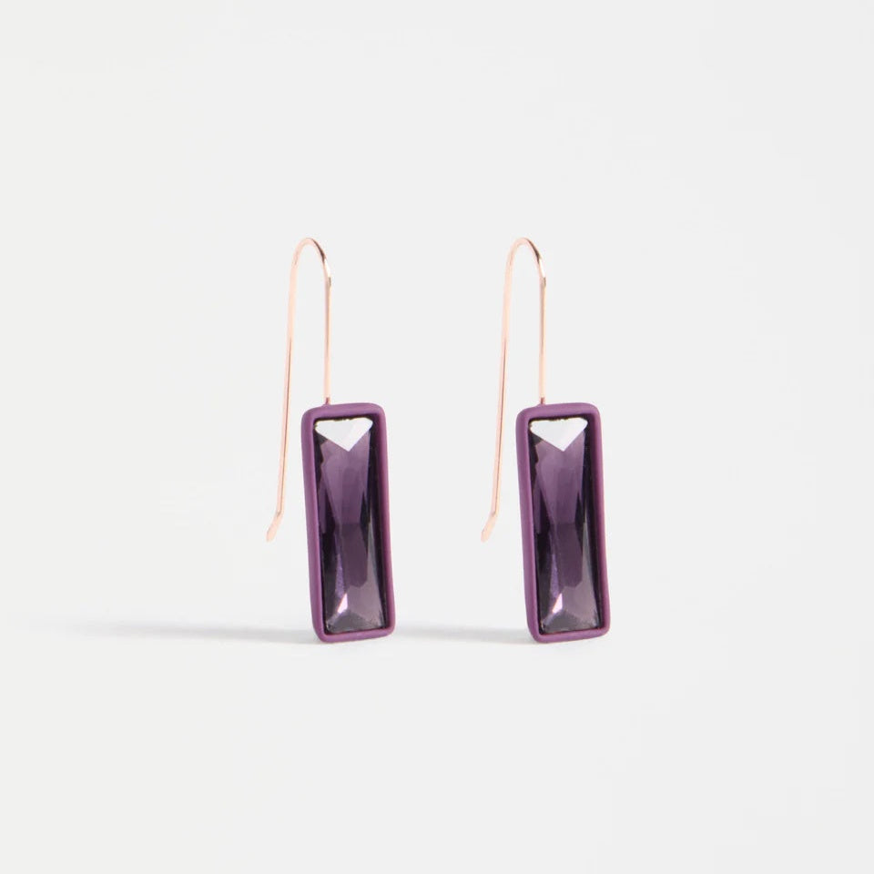Jule Small Hook Earring / Purple