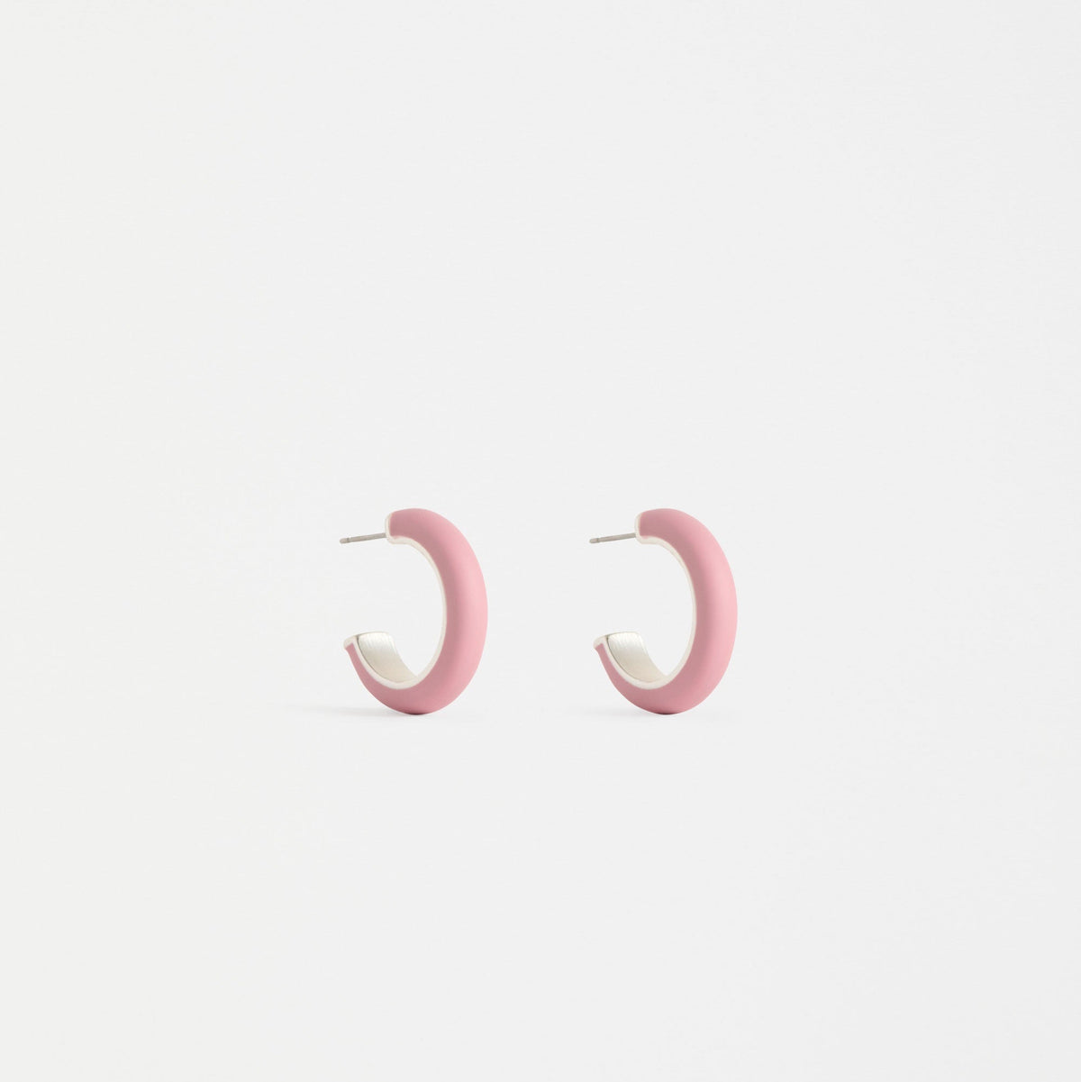 Emal Mini Hoop Earring / Rosewood