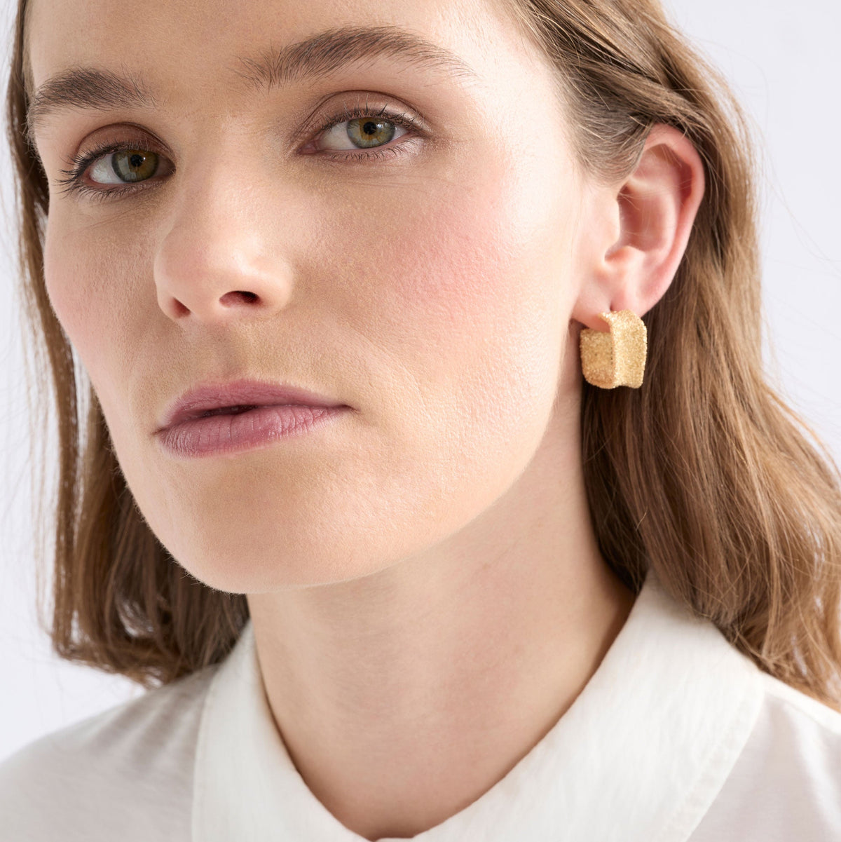 Detta Hoop Earring / Gold