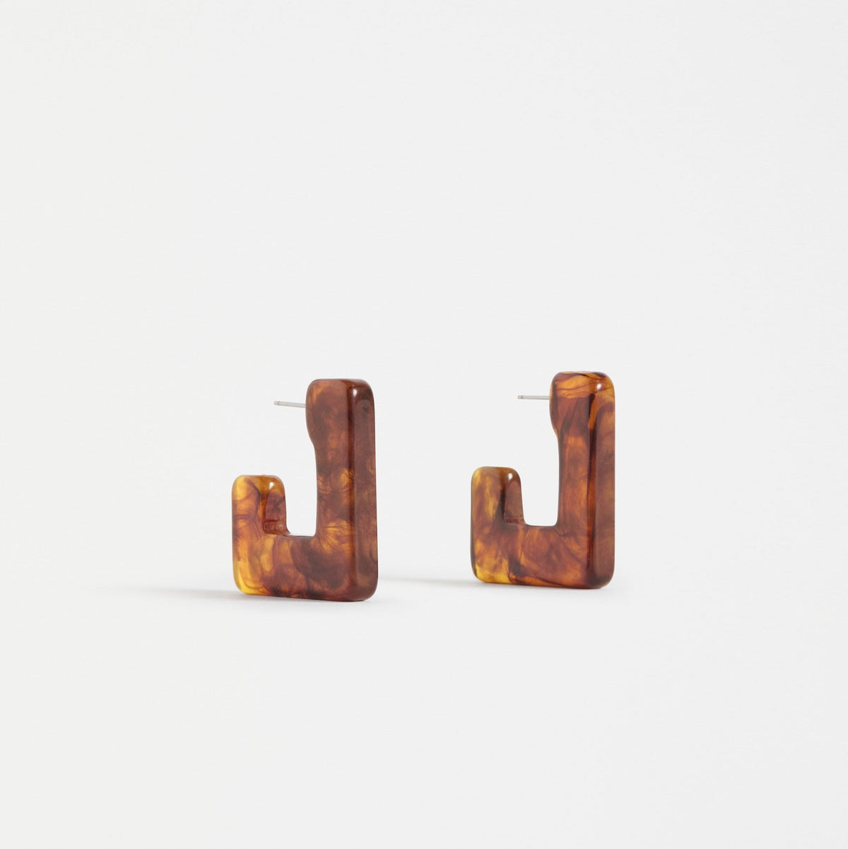 Spari Hoop Earring / Tortoise Shell