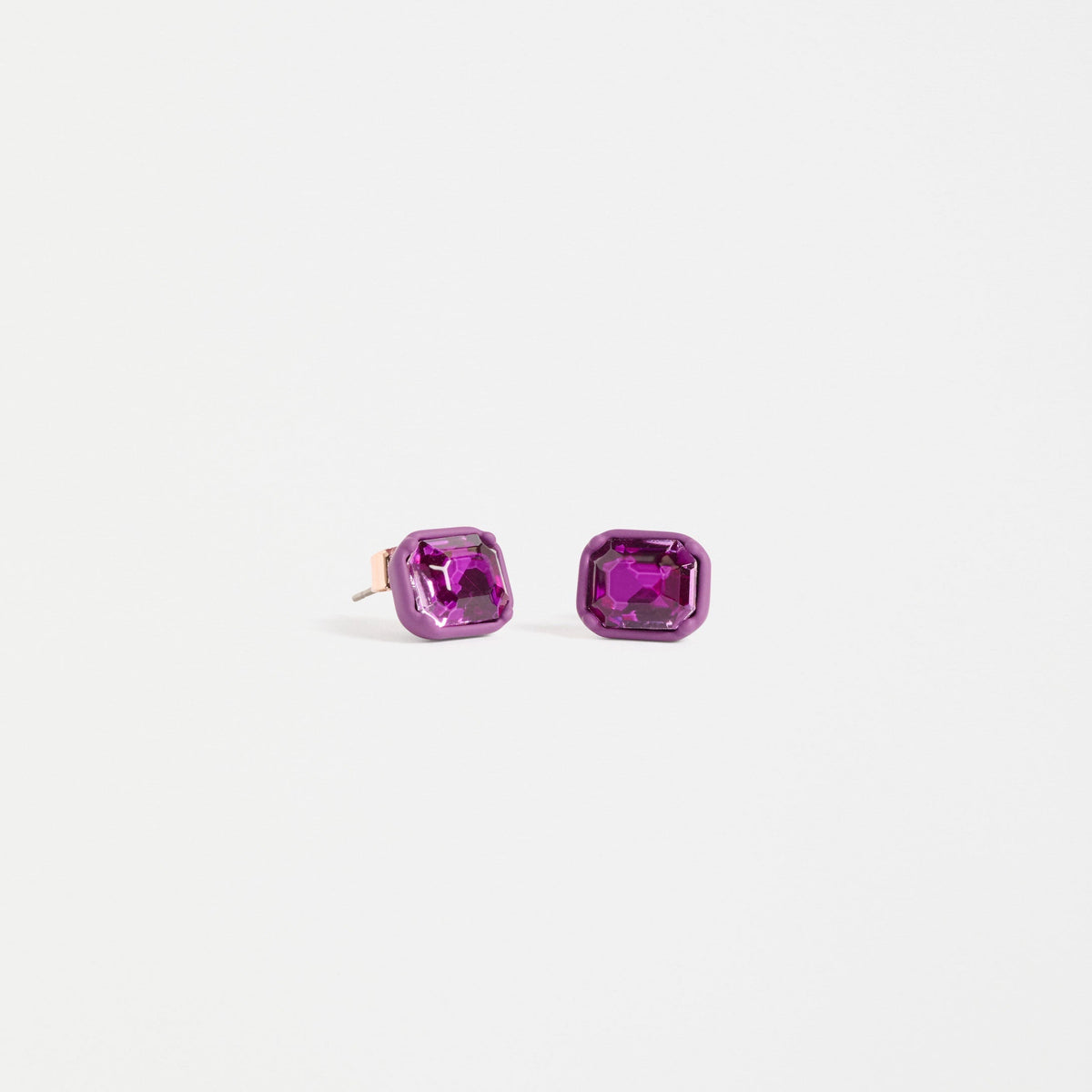 Jule Mini Stud Earring / Fuchsia
