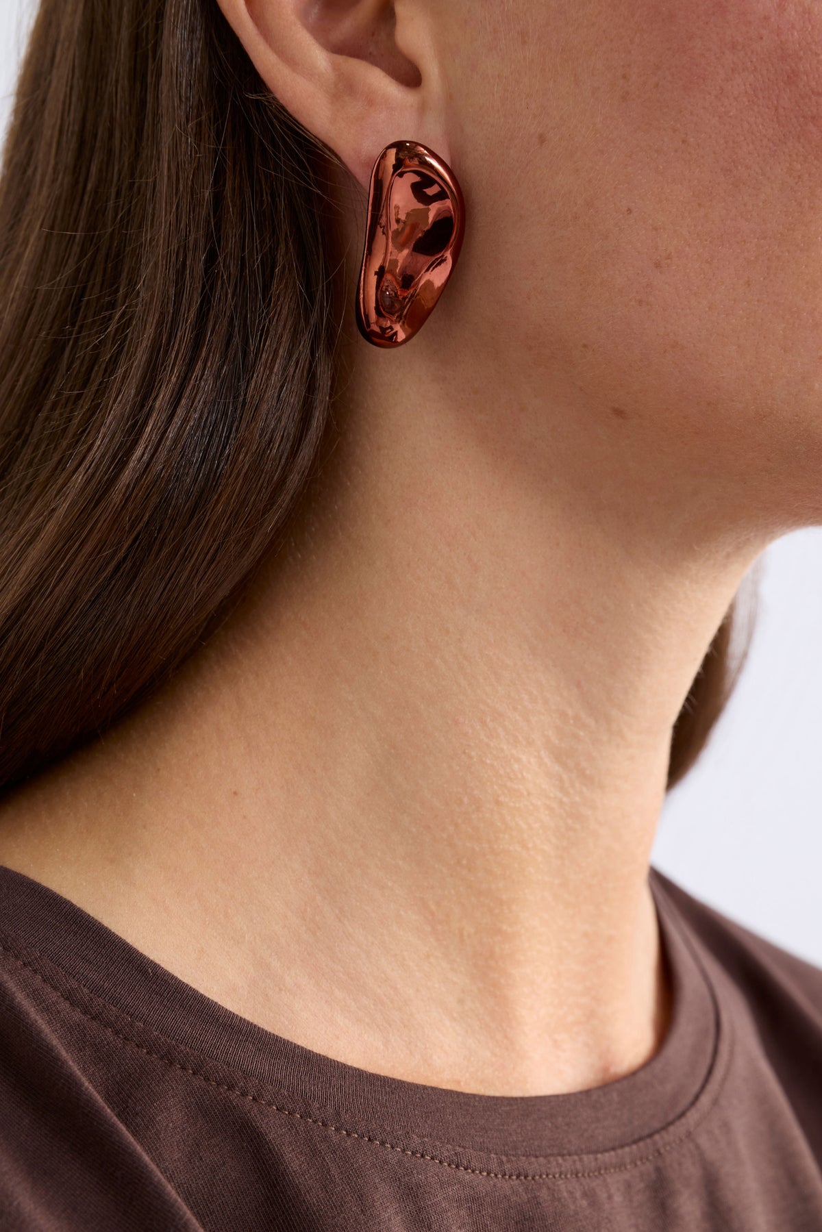 Atur Stud Earrings / Espresso