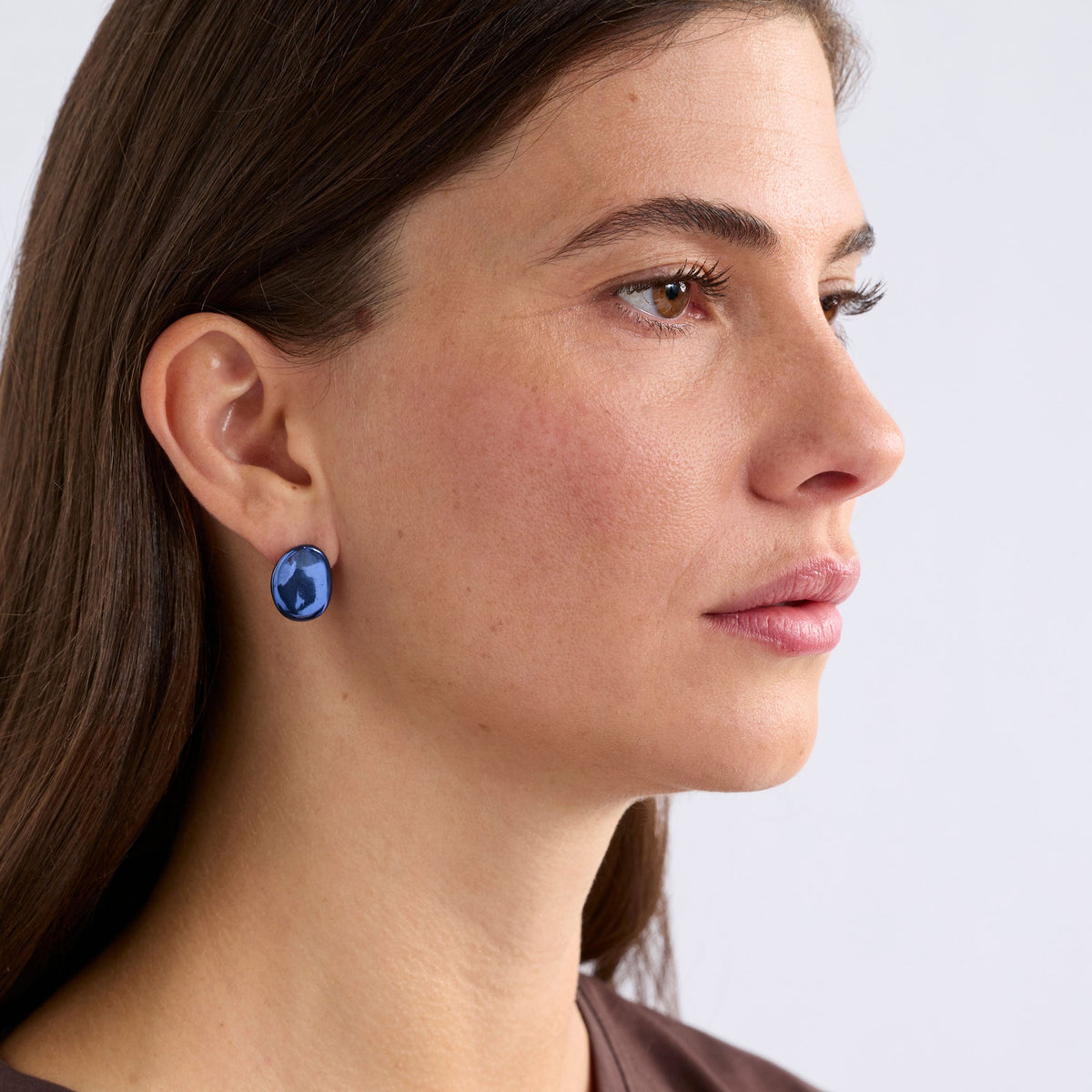 Atur Mini Stud Earrings / Dusk Blue