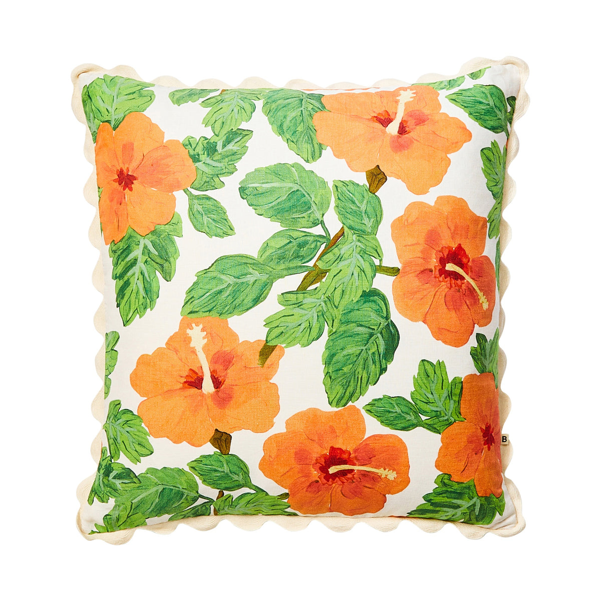 Hibiscus Coral 60cm Cushion