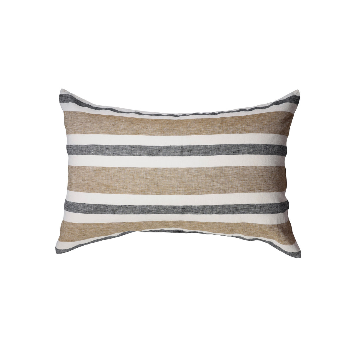 Taupe Stripe Pillowcase Set