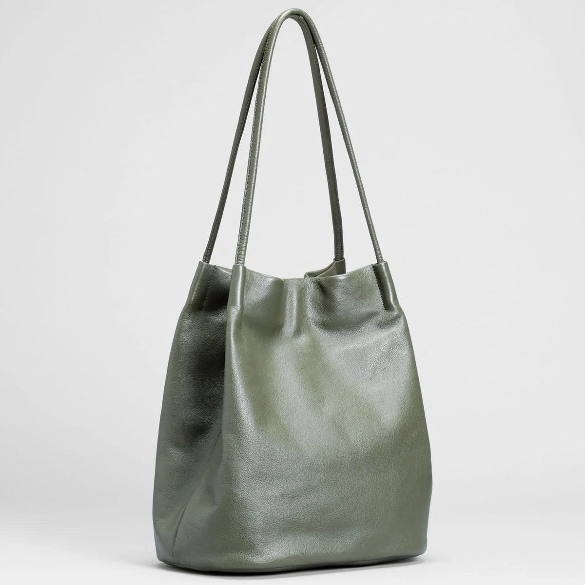 Orsa Leather Bag / Loden Green