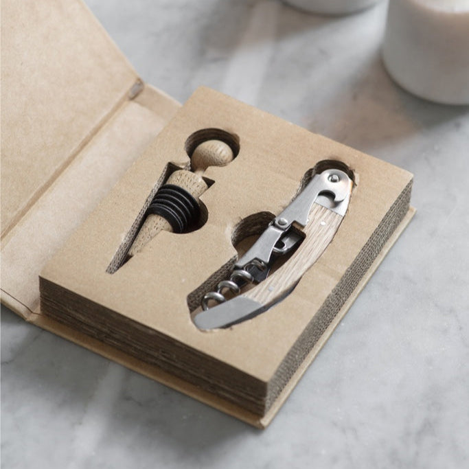 Bottle Opener &amp; Stopper Set