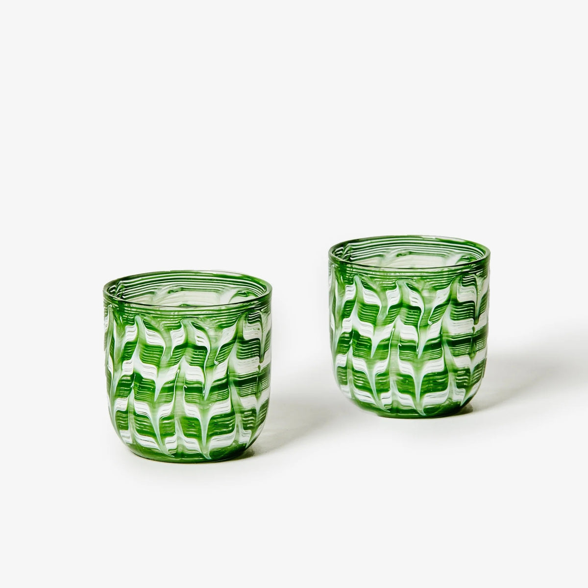 Watercolour Green Tumblers / Set of 2