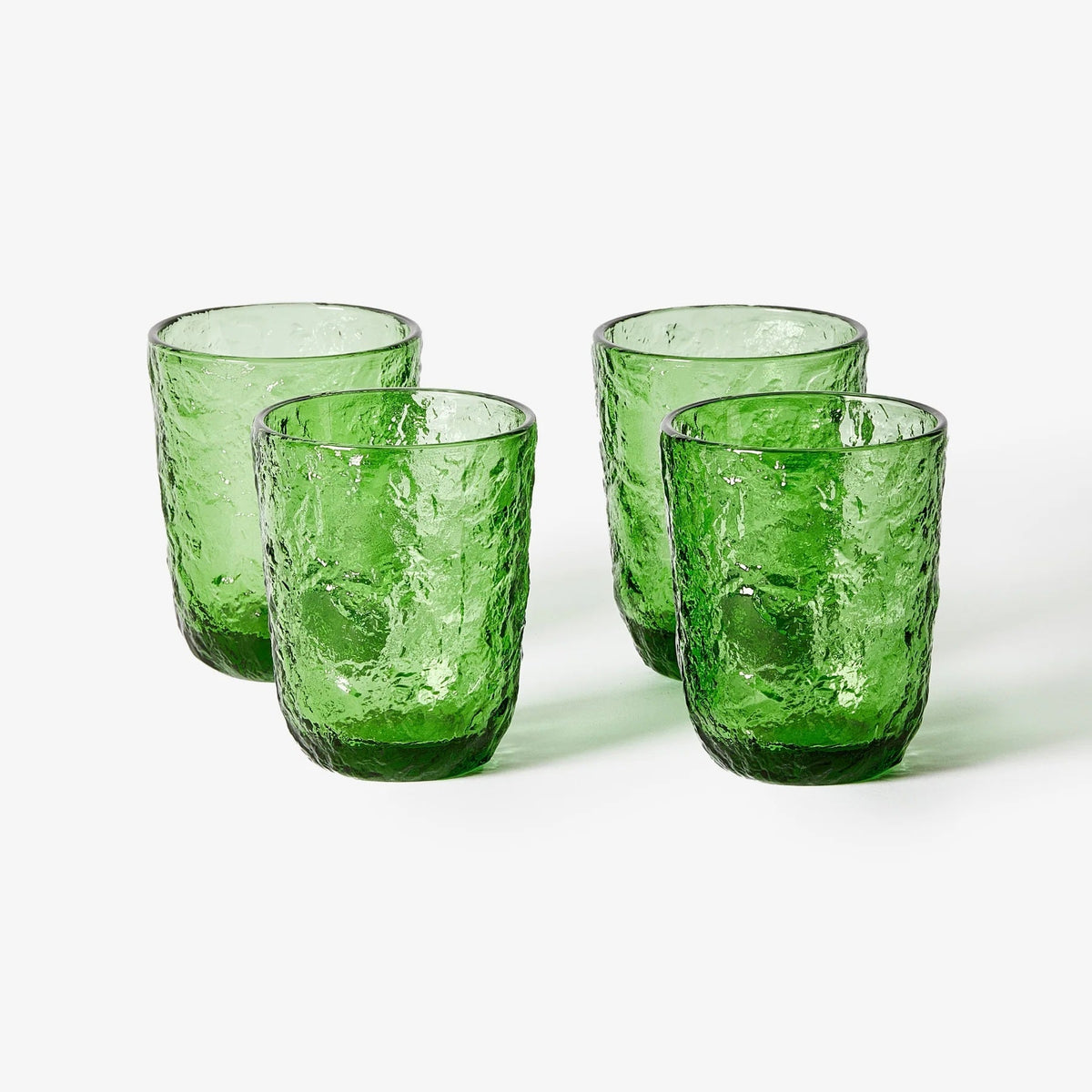 Gem Green Tumblers / Set of 4