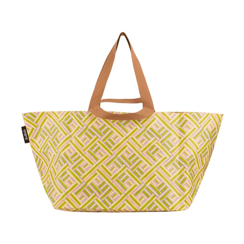 Geometric Beach Bag