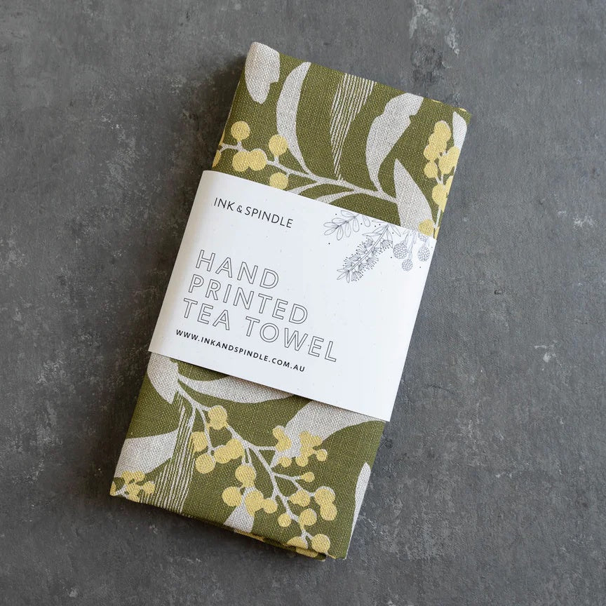 Golden Wattle Tea Towel / Bushleaf