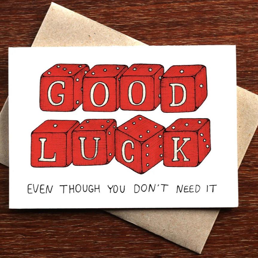 Greeting Card / Good Luck