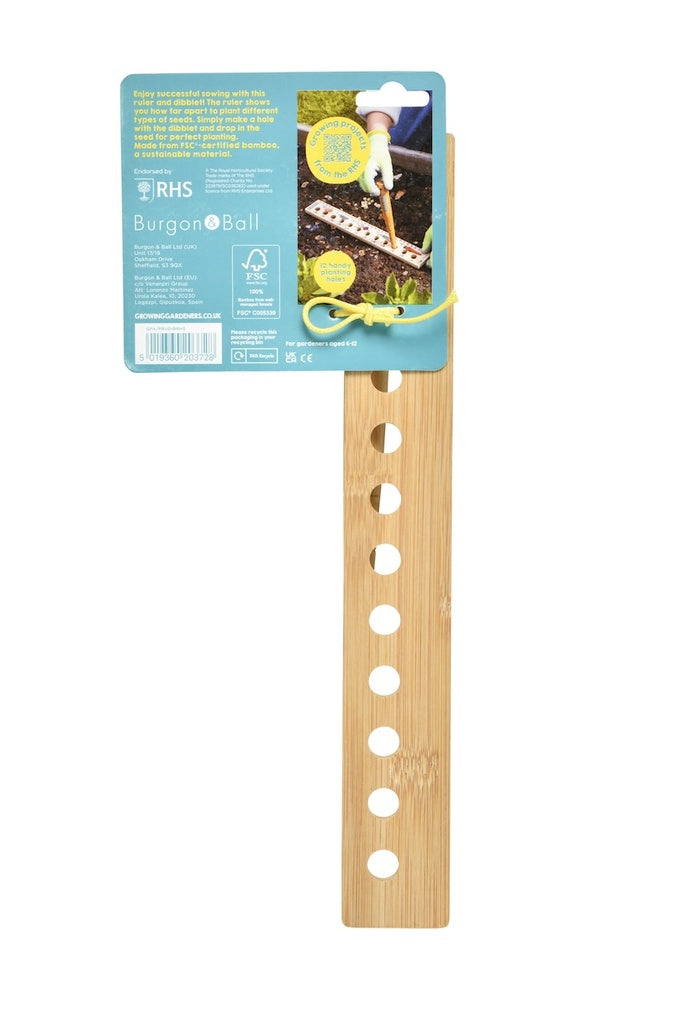 Growing Gardeners Planting Ruler &amp; Dibber