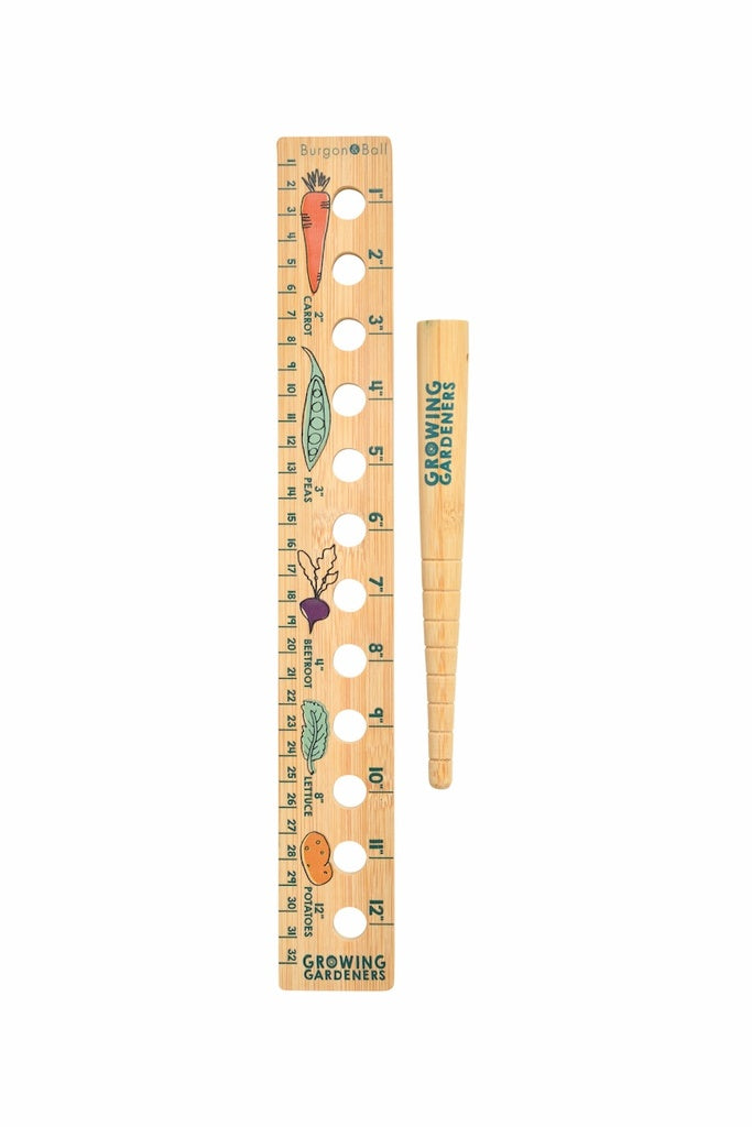 Growing Gardeners Planting Ruler &amp; Dibber