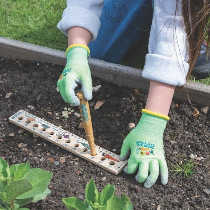 Growing Gardeners Planting Ruler &amp; Dibber