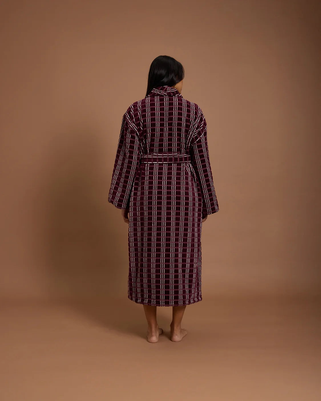 Velour Robe / Blackberry