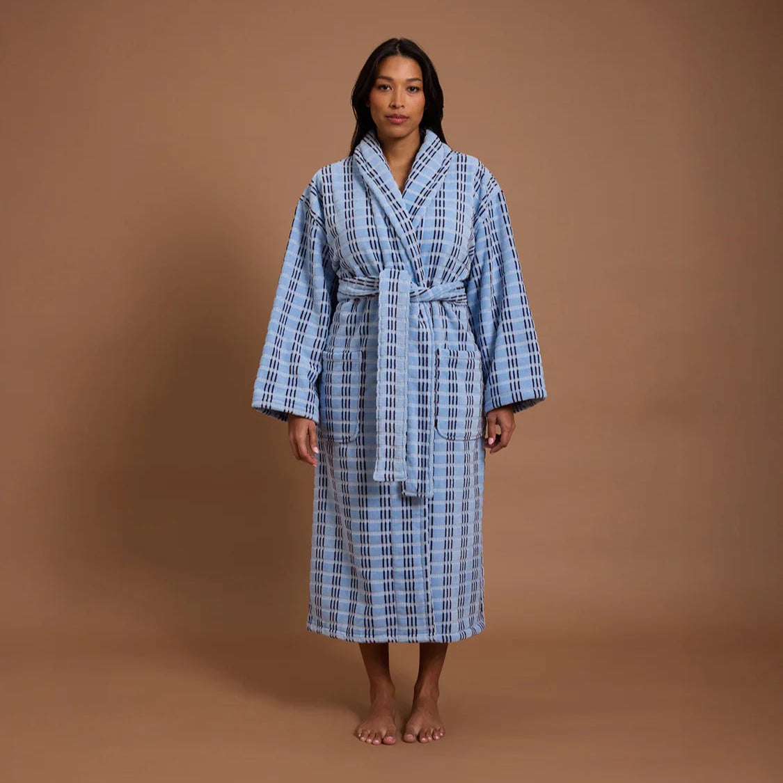 Velour Robe / Horizon