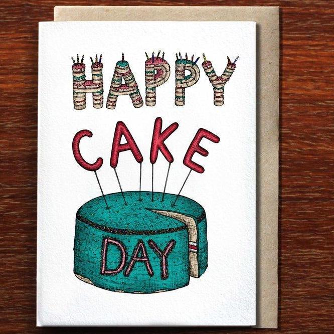 Greeting Card / Happy Cake Day