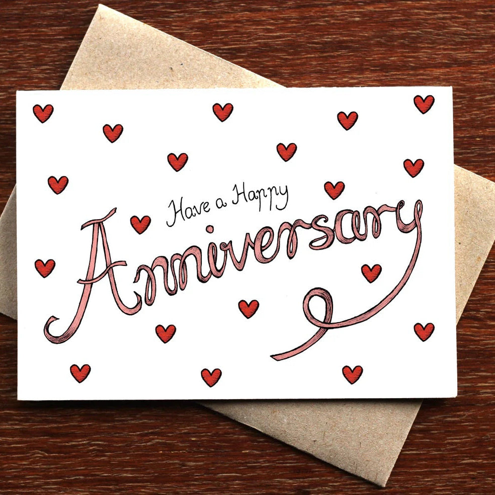 Greeting Card / Anniversary Hearts