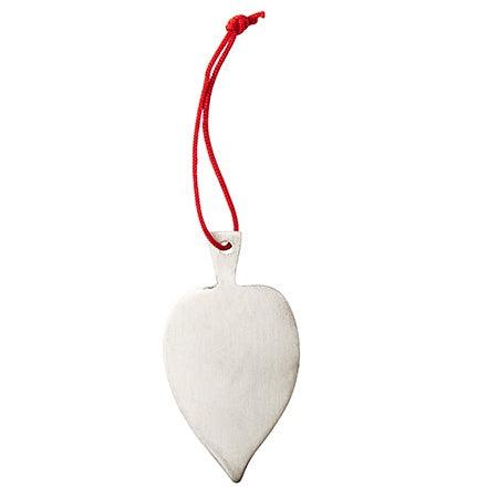 Silver Leaf Ornament