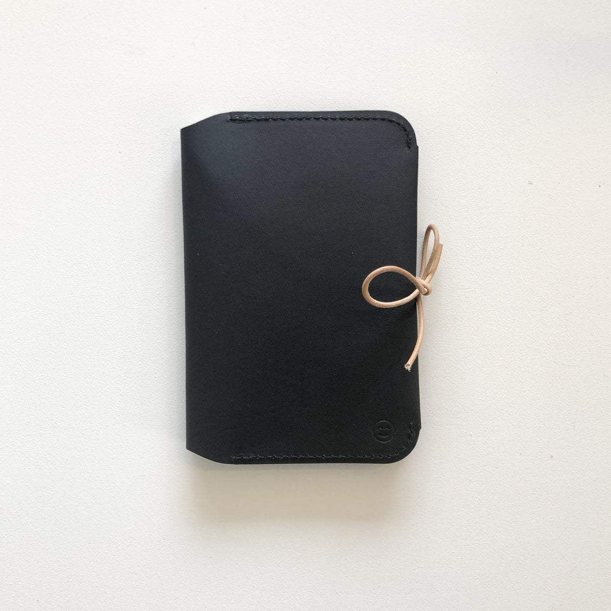 Shoelace Pocket Notebook Cover / Black