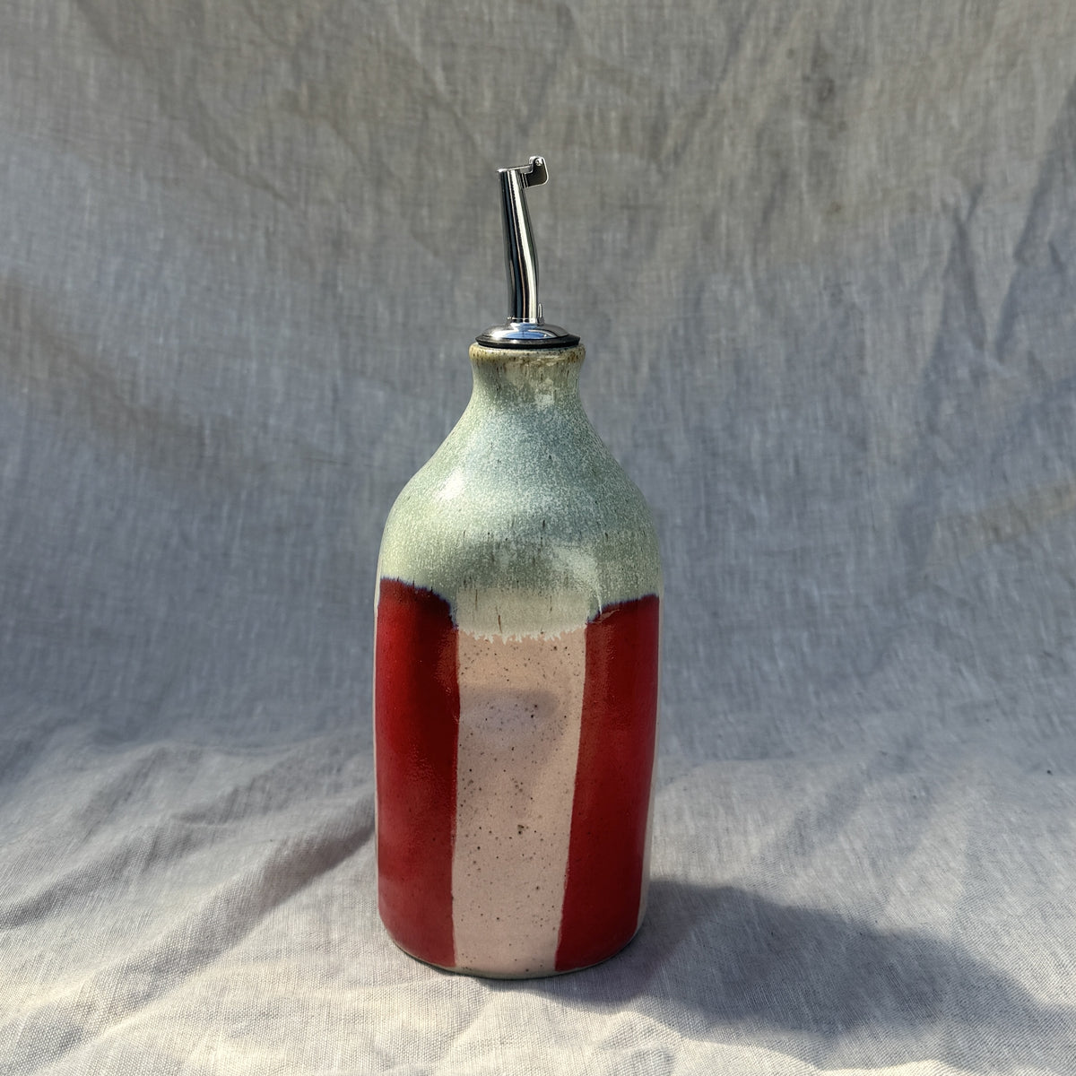 Oil Pourer / Red Pink Green