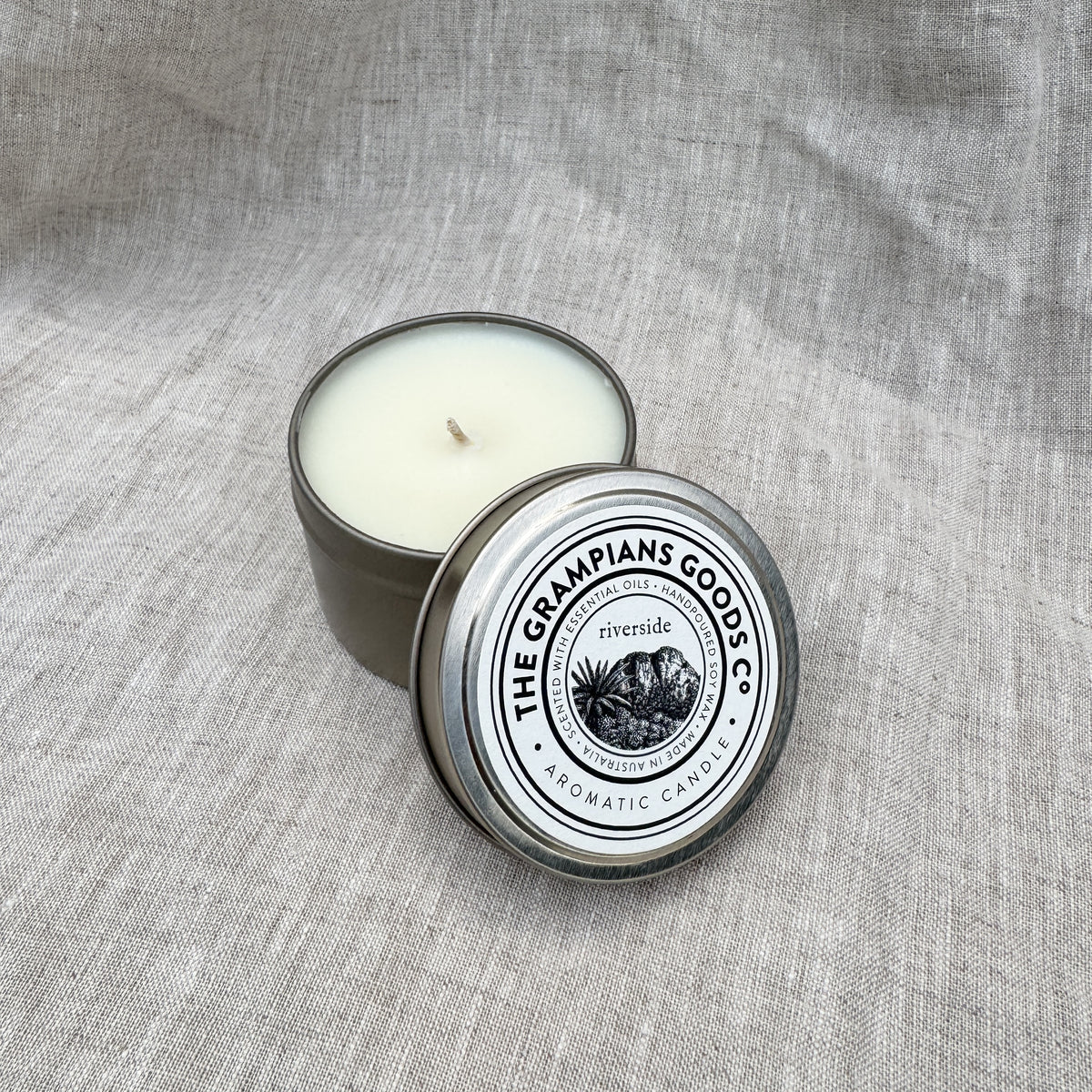 Travel Tin Candle / Riverside