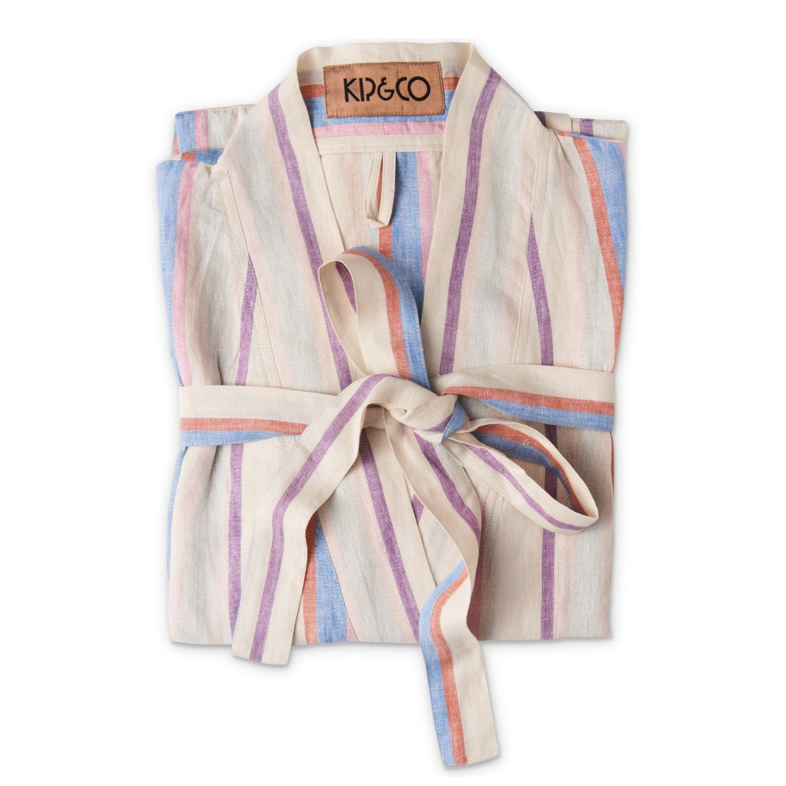 Maldives Stripe Linen Robe